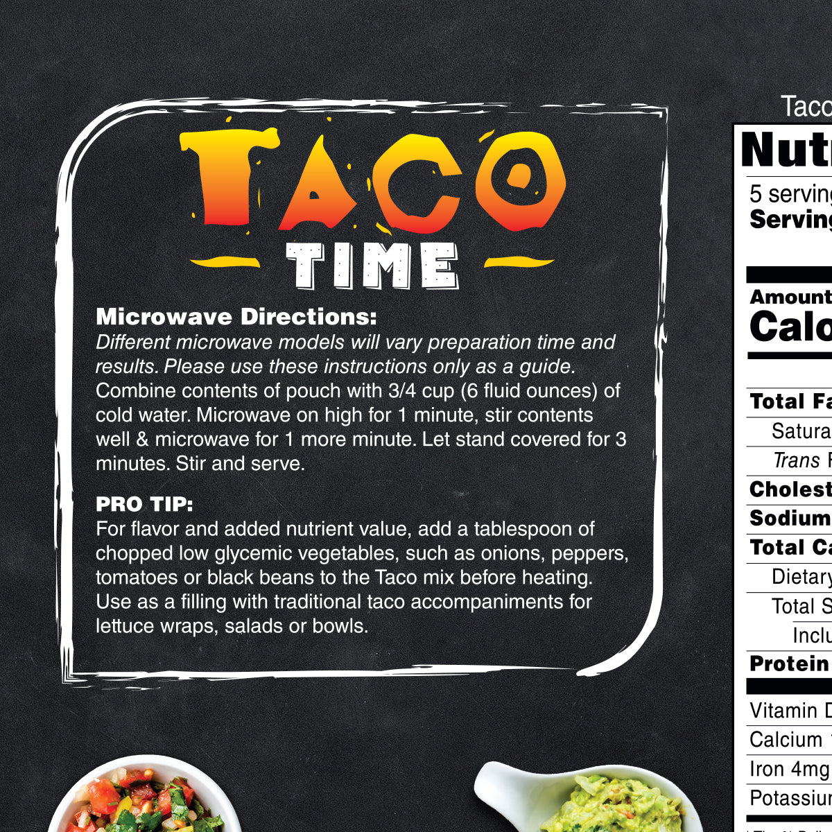 Inspire Taco Time - 19g Protein - High-quality Hot Meals at Store