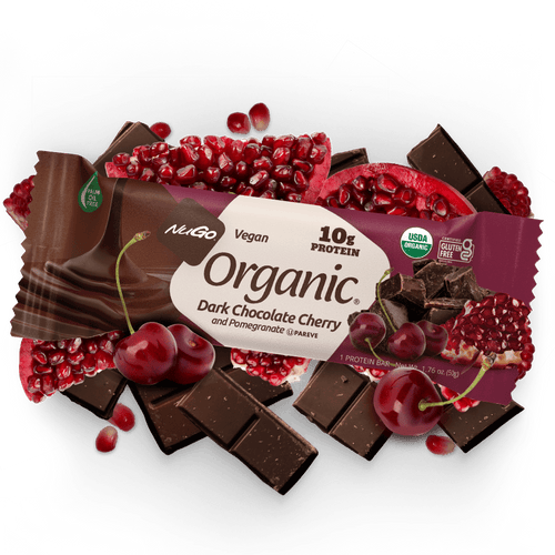 NuGo Organic Bars, Dark Chocolate Pomegranate #Size_12 bars.