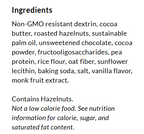 Ingredients for ChocZero Dark Chocolate Hazelnut Royal Truffles