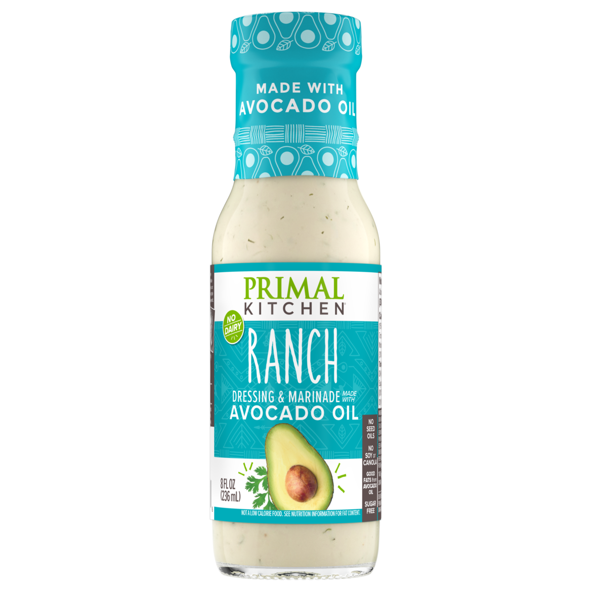 Primal Kitchen Avocado Oil Dressing - Ranch 8 fl oz