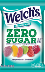 Welch’s Zero Sugar Fruity Bites, 3 oz - Island Fruits