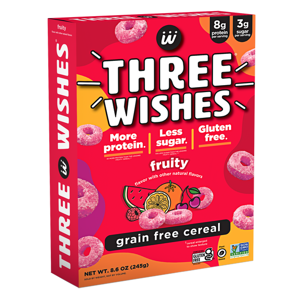 Three Wishes Grain Free Cereal - Fruity