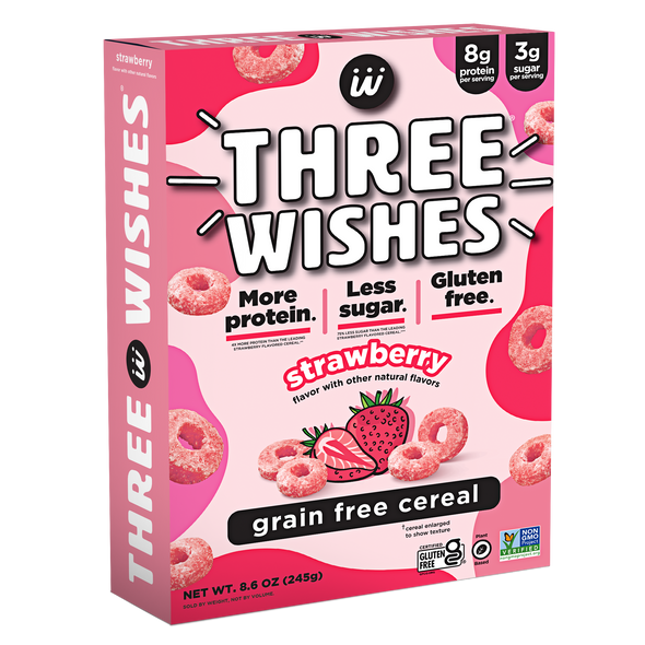 Three Wishes Grain Free Cereal - Strawberry