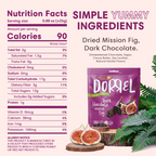 Dorrel Sweets Chocolate Covered Snacks - Chocolate Fig, 7.05 oz