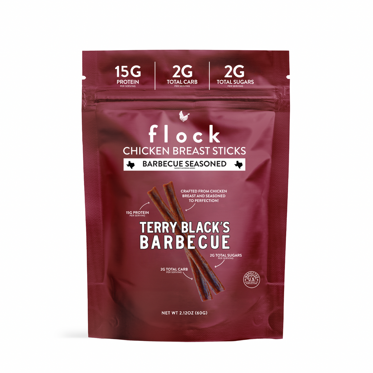 Flock Foods Chicken Breast Bites, 2.12 oz - Terry Black's Barbecue