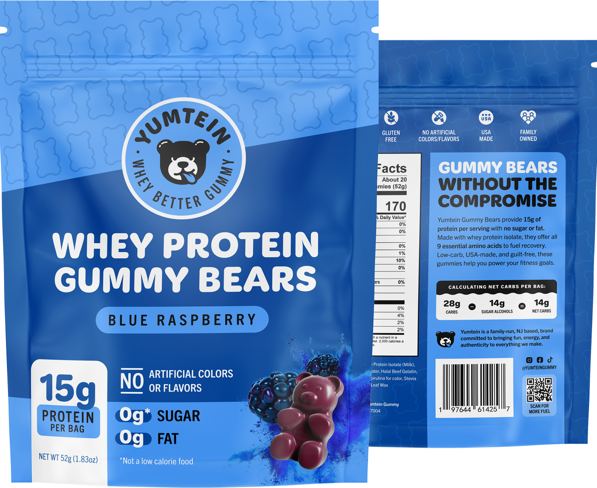 Yumtein Whey Better Gummies - Blue Raspberry