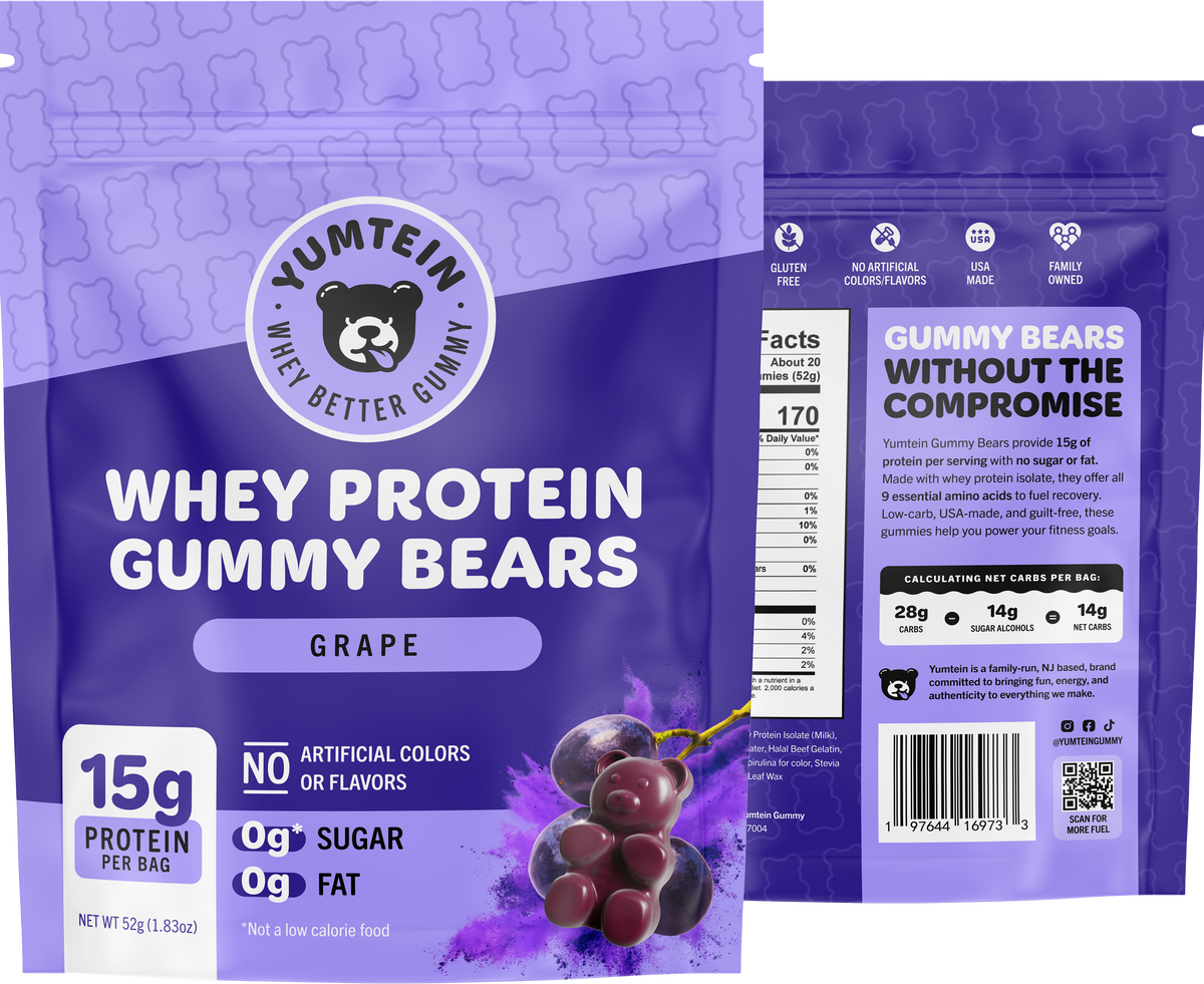 Yumtein Whey Better Gummies - Grape