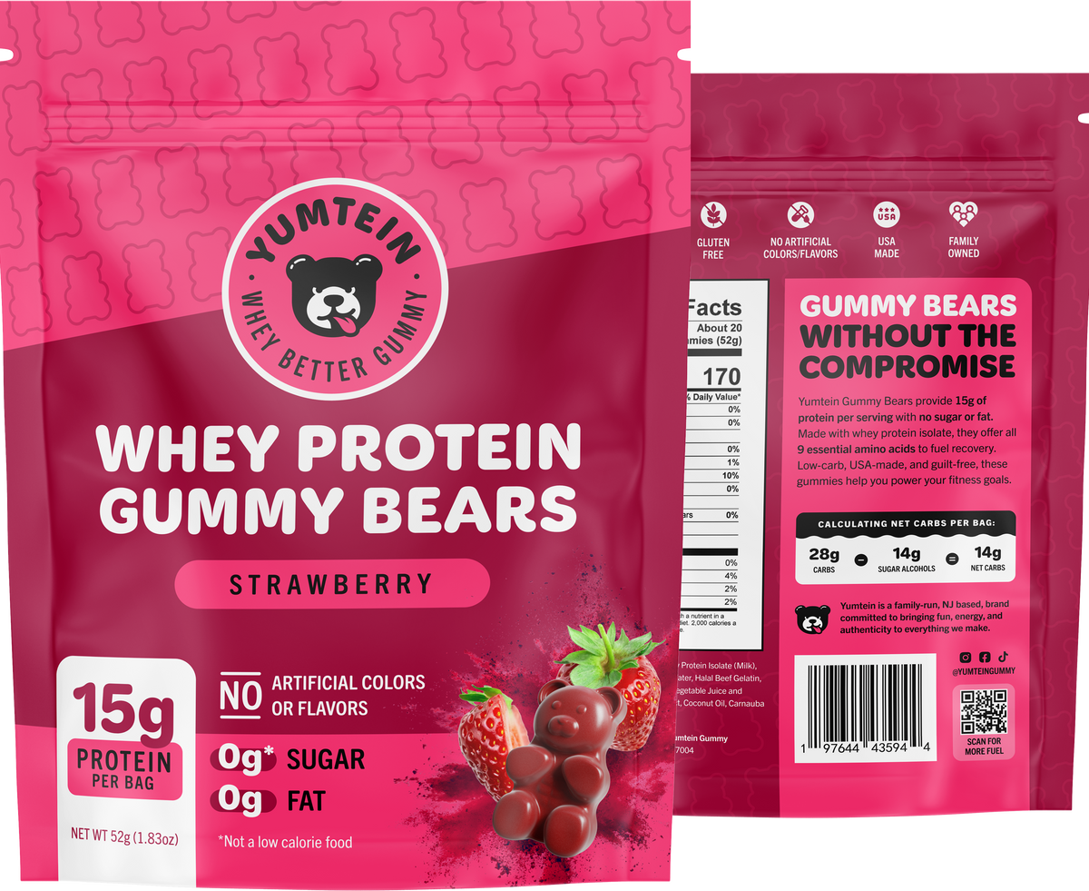 Yumtein Whey Better Gummies - Strawberry