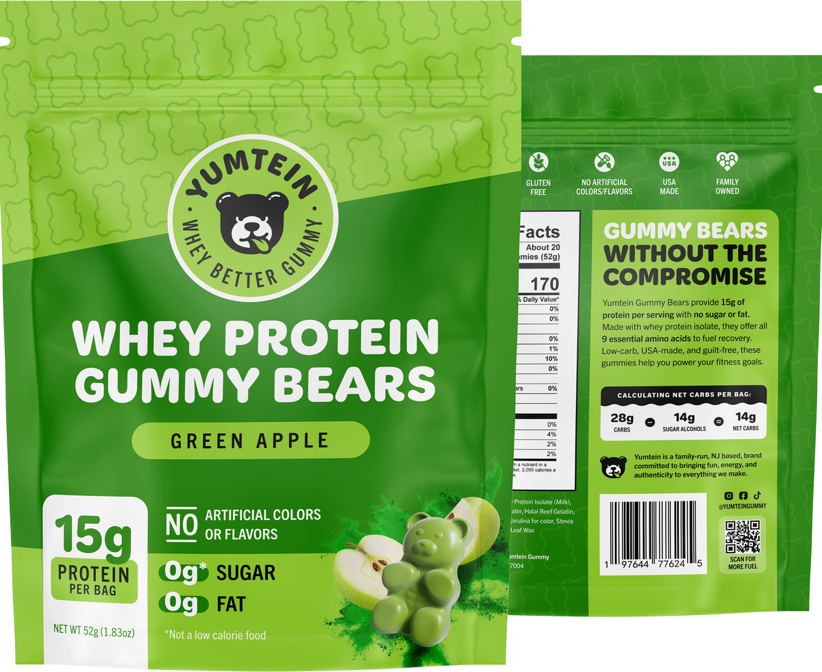 Yumtein Whey Better Gummies - Green Apple
