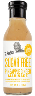 G Hughes Smokehouse Sugar Free Marinade - Pineapple Ginger (12 oz) One Bottle