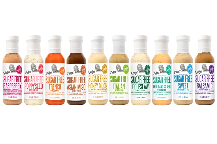 G Hughes Smokehouse Sugar Free Salad Dressing (12 fl oz) - 10-Flavor Variety Pack 10 Bottles
