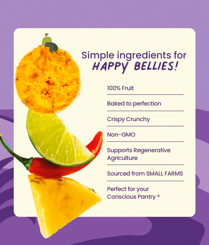 GoodSam Small Farms Crispy Crunchy Fruit Chips - Pineapple Chili Lime, 0.7 oz