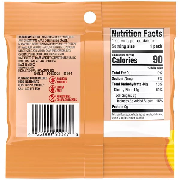 Starburst Goodies Gummies, 1.8 oz - Original