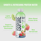 Isopure Protein Water, 20 fl oz - Strawberry Kiwi