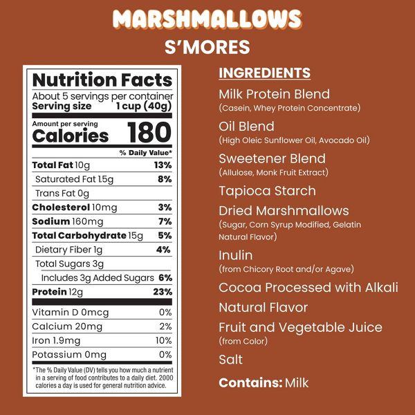 Magic Spoon Protein Cereal with Marshmallows, 7oz - S'mores