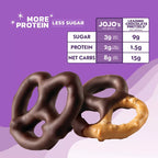 JoJo's Dark Chocolate Covered Pretzels, 3 oz — gallery image 4
