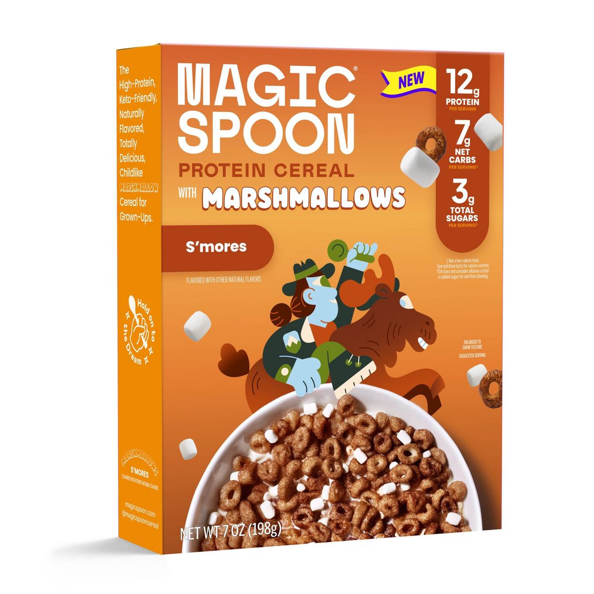 Magic Spoon Protein Cereal with Marshmallows, 7oz - S'mores