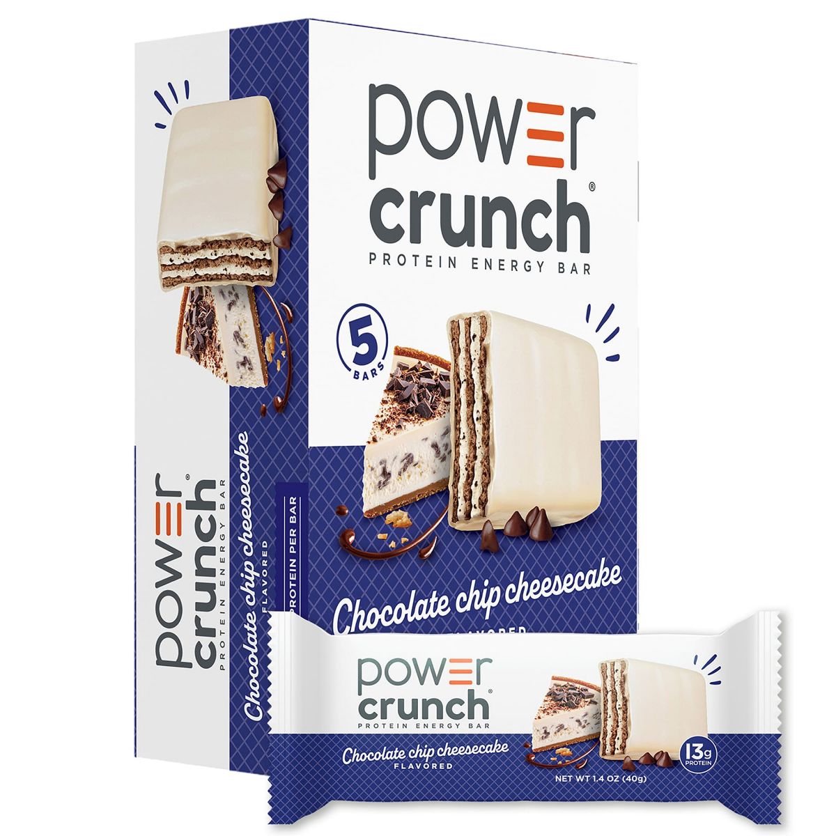 BNRG Power Crunch Protein Bars - Chocolate Chip Cheesecake