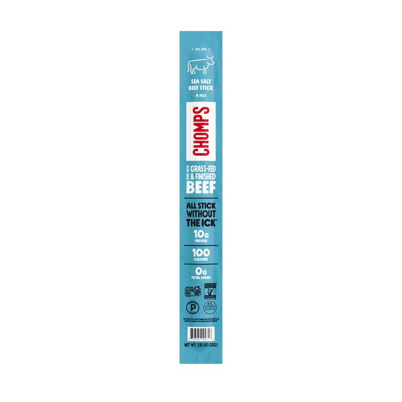 Chomps Meat Sticks - Sea Salt Beef