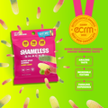 Shameless Snacks Gummy Candy - Super Wild Worms - One Bag