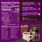 Click Coffee & Protein Drink Mix - Mocha, 15.8 oz. (448g)
