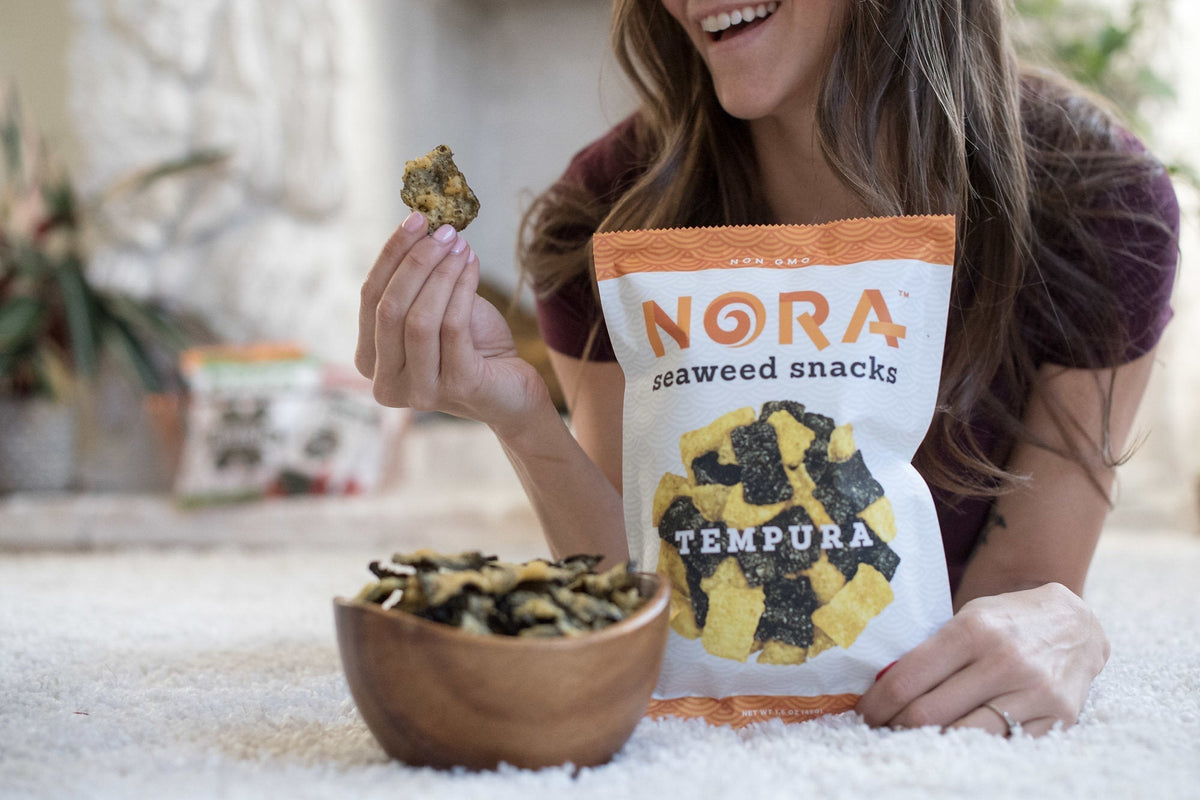 Nora Seaweed Snacks - Tempura Original 1.6 oz
