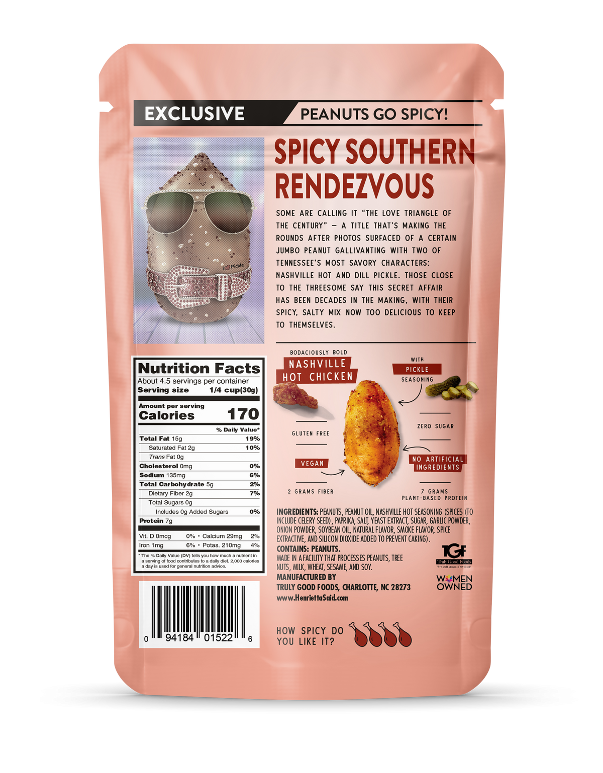 Henrietta Said Scandalously Spicy Snacks - Nashville Hot Chicken