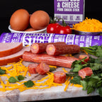 Wicked Cutz High Protein Breakfast Pork Snack Stick - Ham Egg & Cheese