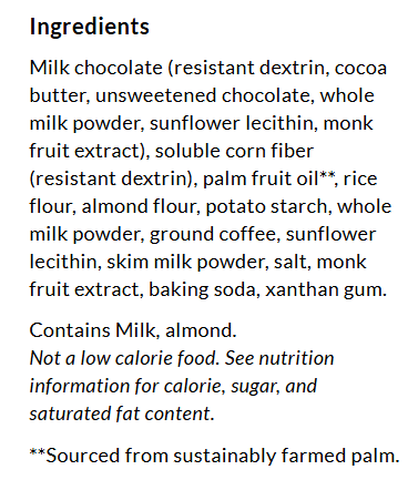 Package information for ChocZero Hi-Jinx Candy Bar, 8.15 oz, Milk Chocolate Wafers & Coffee Creme