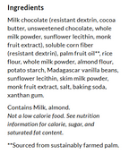 Package information for ChocZero Hi-Jinx Candy Bar, 8.15 oz, Milk Chocolate Wafers & Vanilla Creme