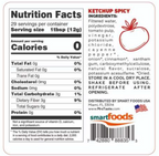 Mrs Taste Zero Calorie Ketchup - Spicy 12 oz