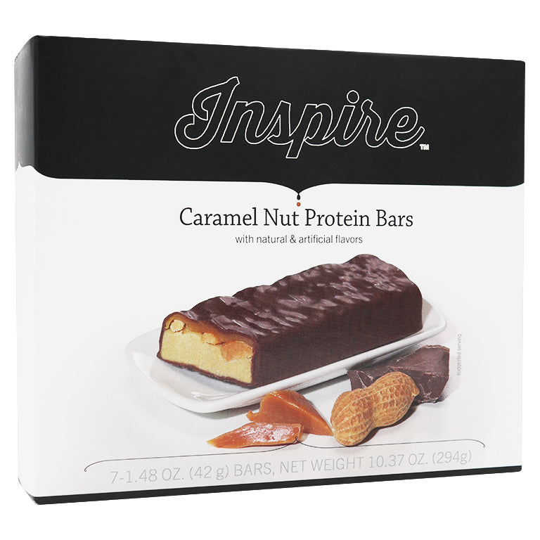 Inspire Protein & Fiber Bars - Caramel Nut - High-quality Protein Bars at Store