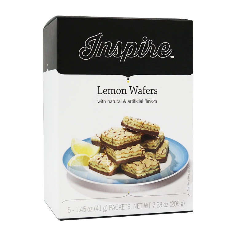 Inspire Square Protein Wafers - Lemon - High-quality Protein Bars at Store