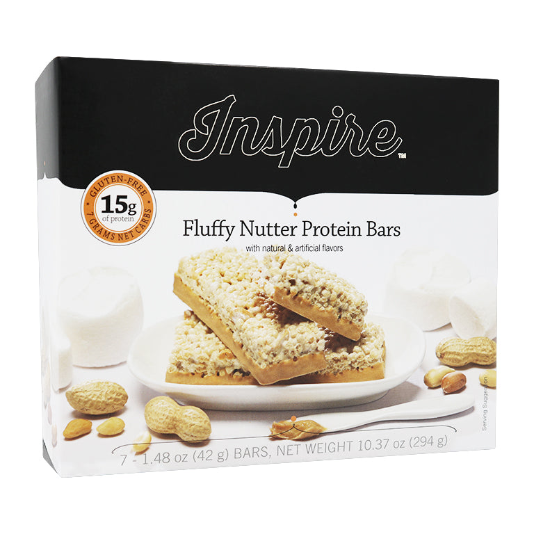 Inspire 15g Protein & Fiber Bars - Fluffy Nutter - High-quality Protein Bars at Store