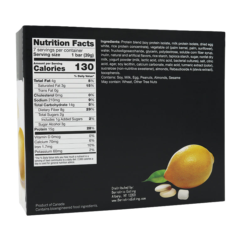 Inspire 15g Protein & Fiber Bars - Fluffy Lemon Crisp - High-quality Protein Bars at Store
