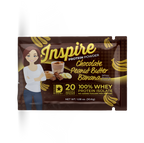 Inspire Chocolate Peanut Butter Banana Protein Powder - One Serving, One Pack