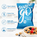 Inspire Protein Cereal Vanilla, gluten free, no artificial additives or preservatives.