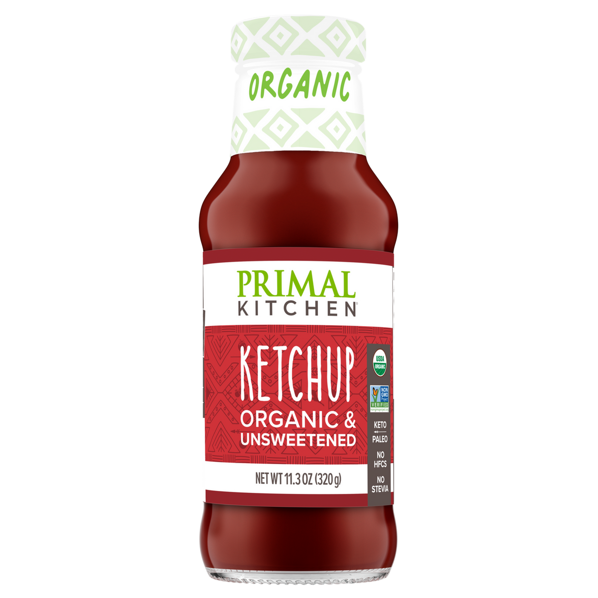 Primal Kitchen Unsweetened Ketchup, Organic 11.3 oz - Original