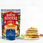 Birch Benders Keto Pancake and Waffle Mix served on a plate