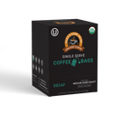 Alex's Low-Acid Organic Coffee™ Decaf Coffee Steep Bags (Tea Bag Style) - 10-Pack Box