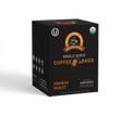 Alex's Low-Acid Organic Coffee™ French Roast Coffee Steep Bags (Tea Bag Style) - 10-Pack Box