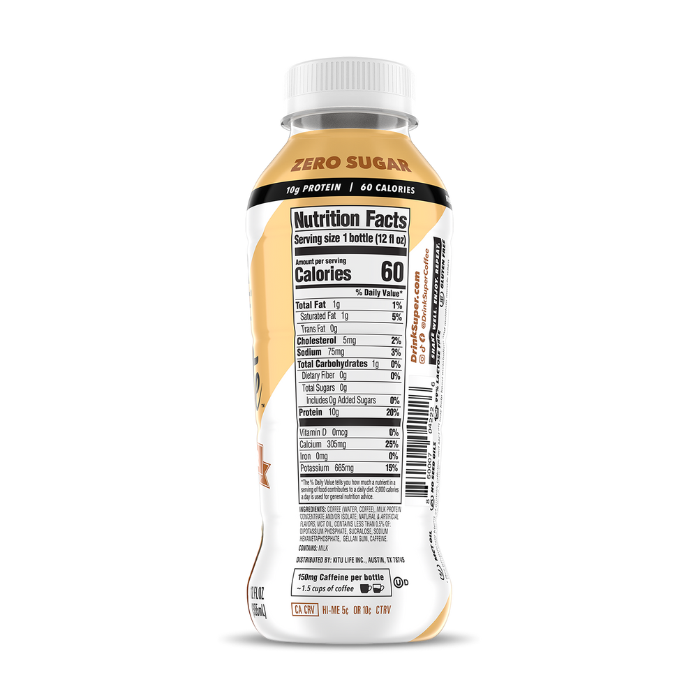 Super Coffee Lean Iced Latte, 12 fl oz - Caramel