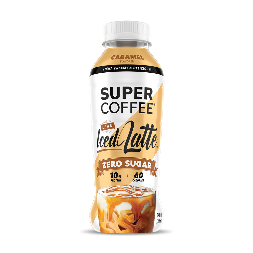 Super Coffee Lean Iced Latte, 12 fl oz - Caramel