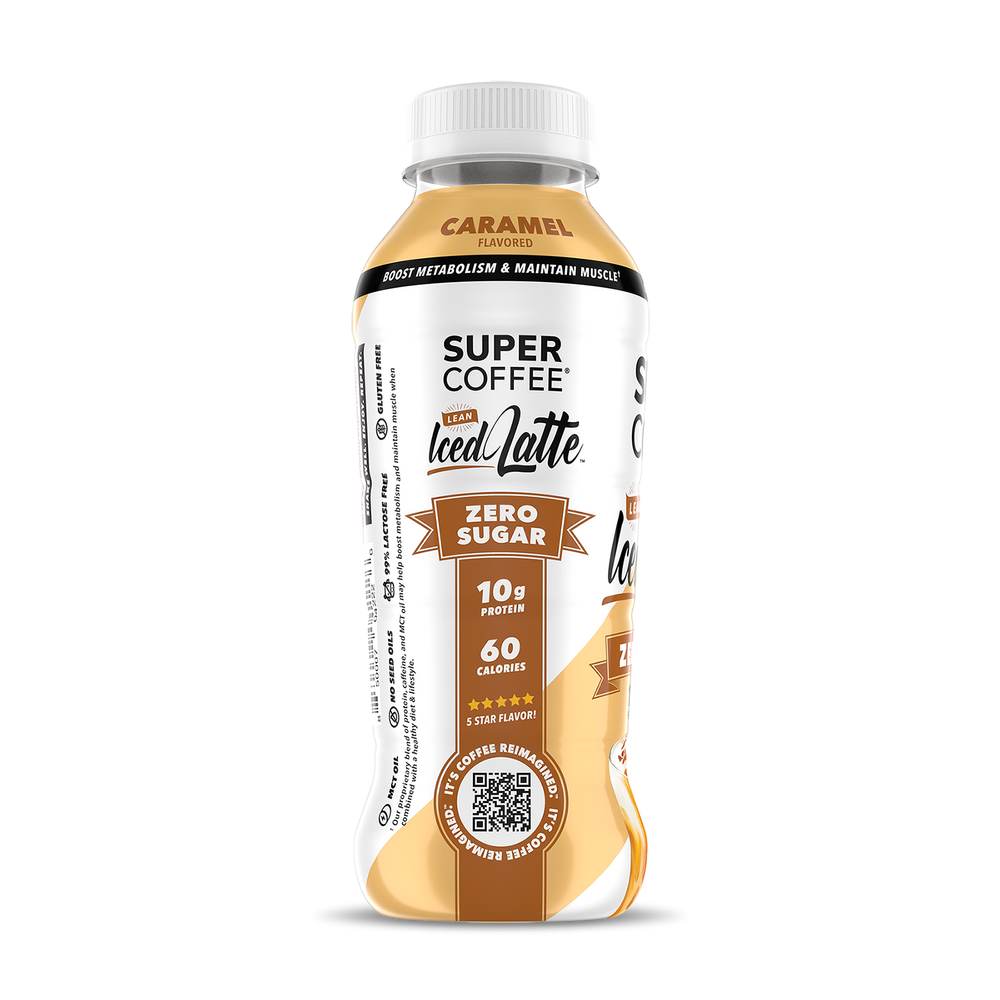 Super Coffee Lean Iced Latte, 12 fl oz - Caramel