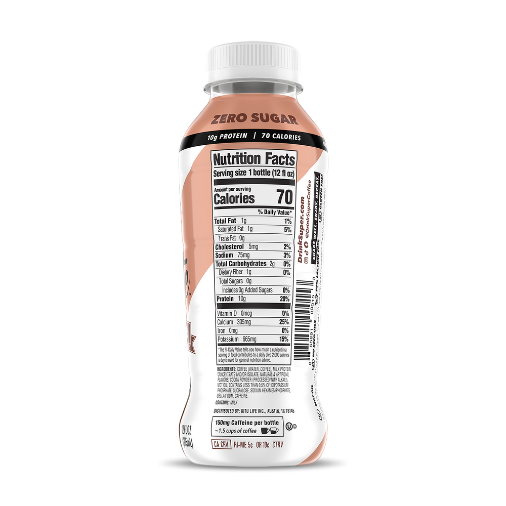 Super Coffee Lean Iced Latte, 12 fl oz - Mocha