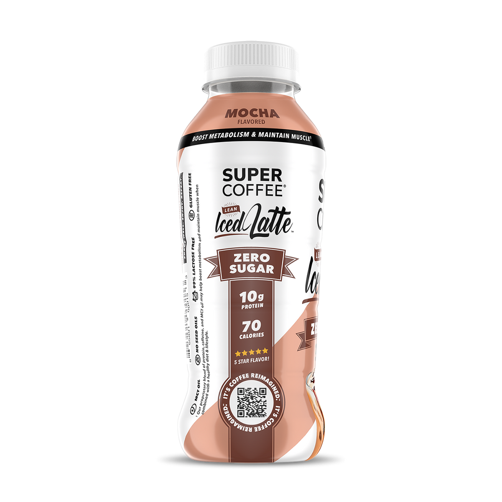 Super Coffee Lean Iced Latte, 12 fl oz - Mocha