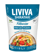 Liviva Organic Shirataki Pasta with Oat Fiber, 18.34 oz - Fettuccine, 1 Bag