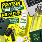 Whey & Collagen Protein Power Pro Shots, Lemon Lime, image 4