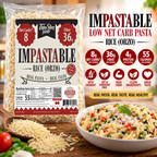 Impastable Rice (orzo), 4 grams of protein.