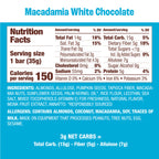 Munk Pack Keto Nut & Seed Bar, 12 Bars - Macademia White Chocolate